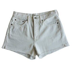 Denim Forum White The Yoko Shorts Size 27